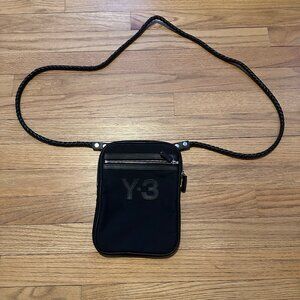 Y-3/Adidas Yohji Yamamoto Black Crossbody Messenger Bag (from Japan)